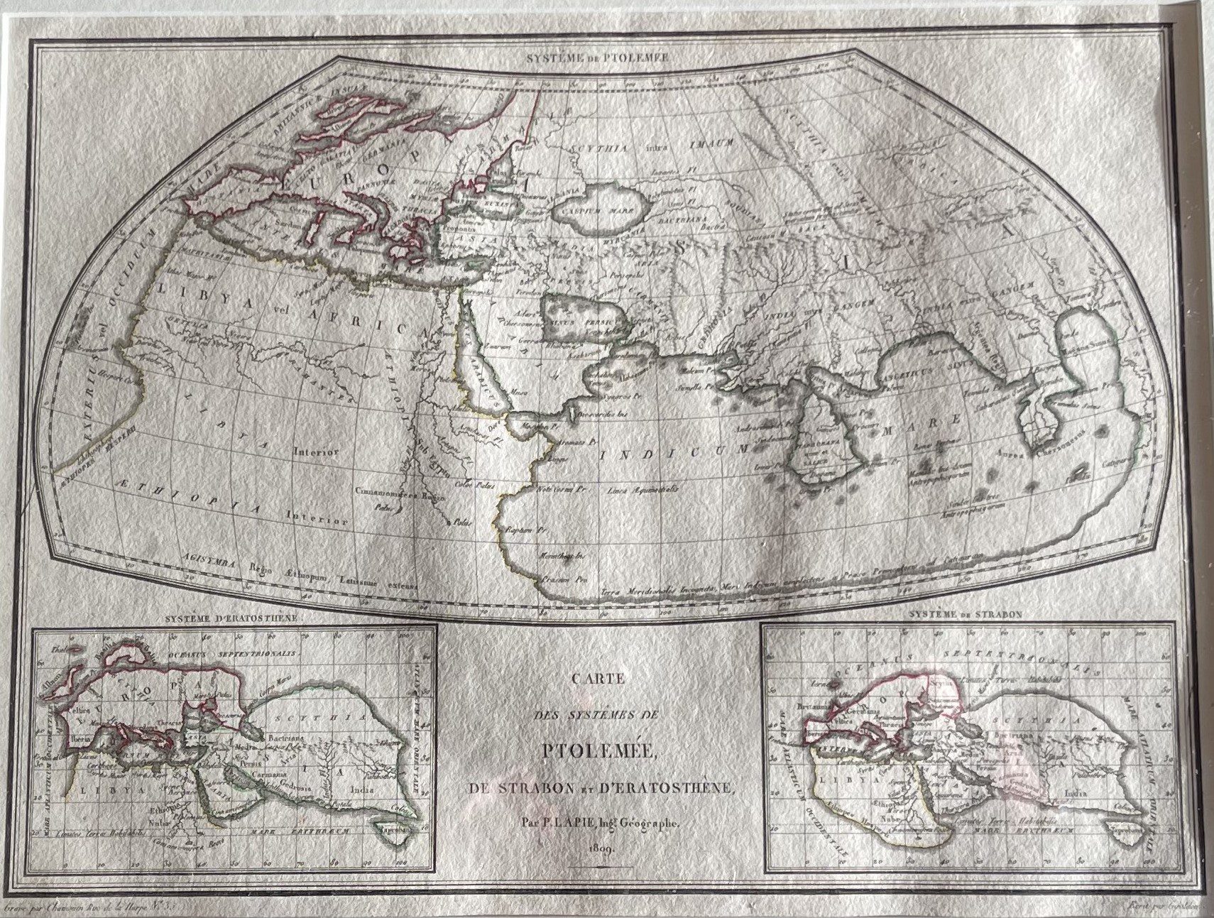 Figura 4 Mapas de Eratostenes Estrabao e Ptolomeu mapas da epoca classica