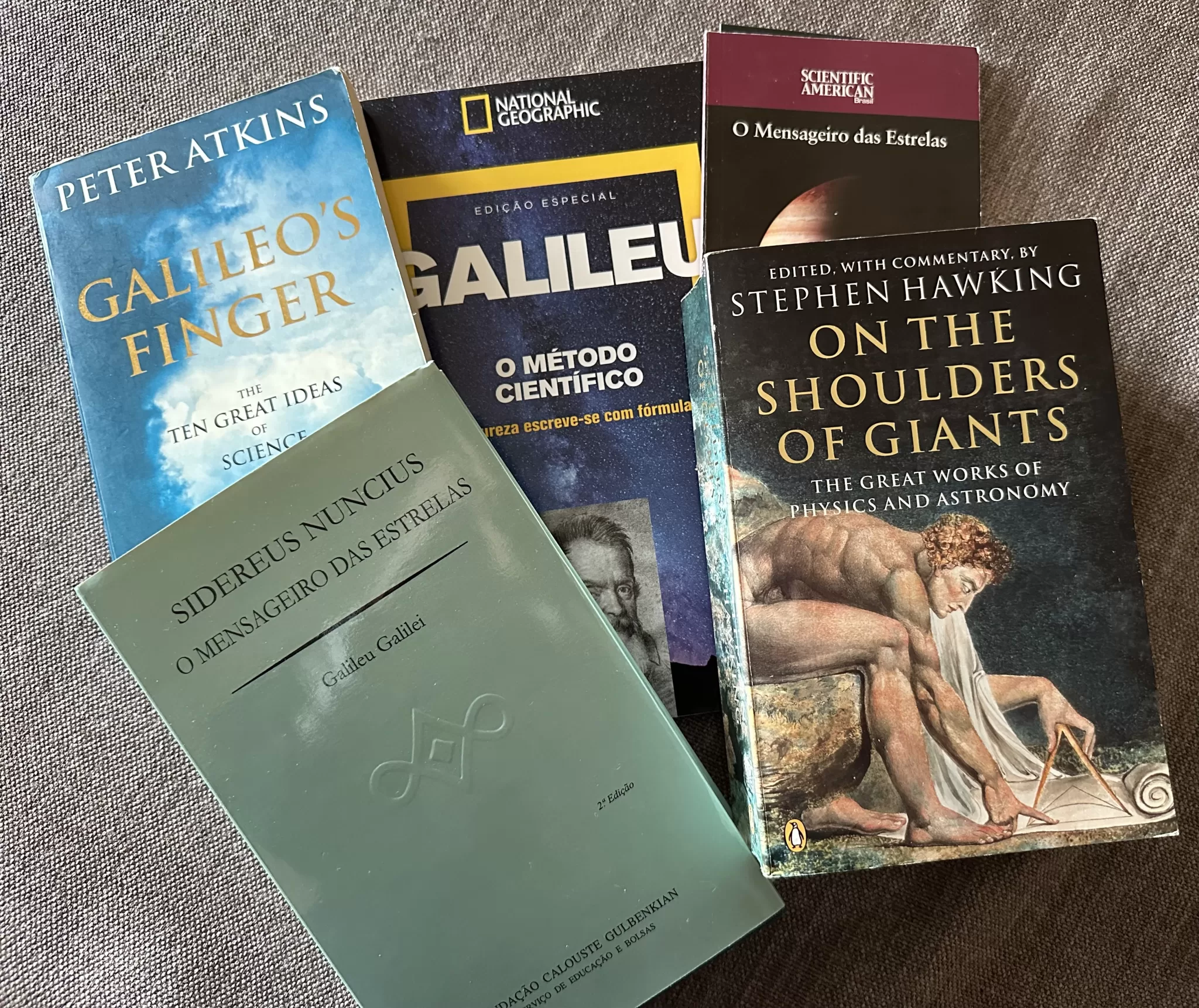 Figura 12. Livros sobre Galileu 1