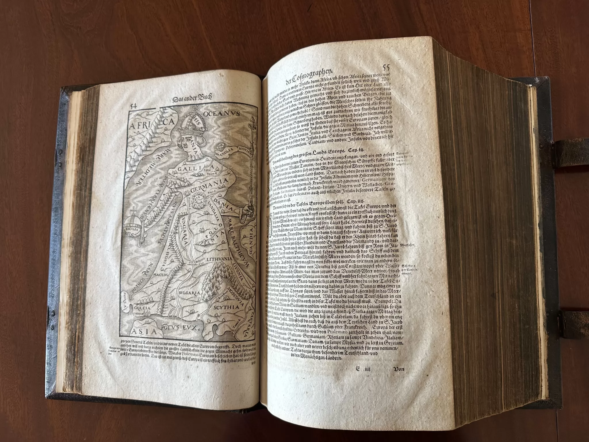 Figura 5 A Europadiz se que o passado Cosmographia S. M 